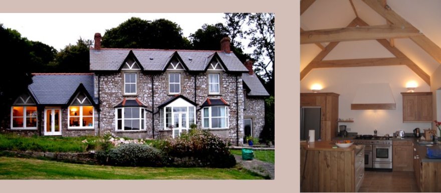 The extension and its interior